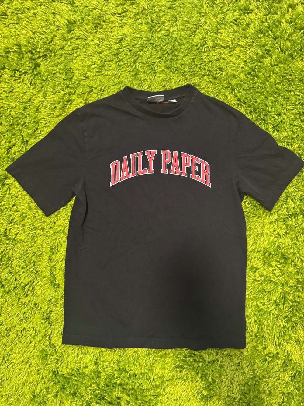 Daily Paper College Logo Graphic T-Shirt Black